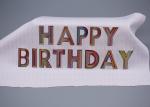 Colourful Lettering Film Heat Transfer Clothing Labels Customised