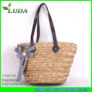 Quality LUDA Large Straw Totes Seagrass Woven Straw Bag wholesale