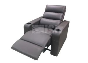 Quality Big Size Electric Home Theatre Lounge , Electric Power Recliner Sofa Dark Brown wholesale