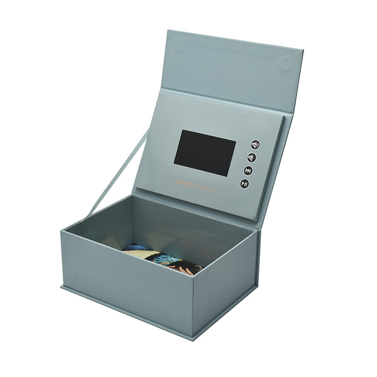 LCD Screen Greeting Video Gift Box Mail Box Factory Price Customized for Advertising Business Marketing White 7 Inch Car