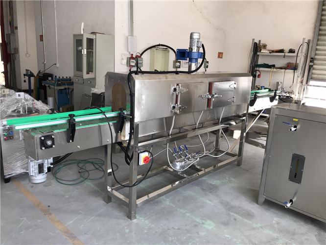 0.1Mpa plastic shrink wrap machine 120w Shrink Wrap Heat Tunnel For Bottles