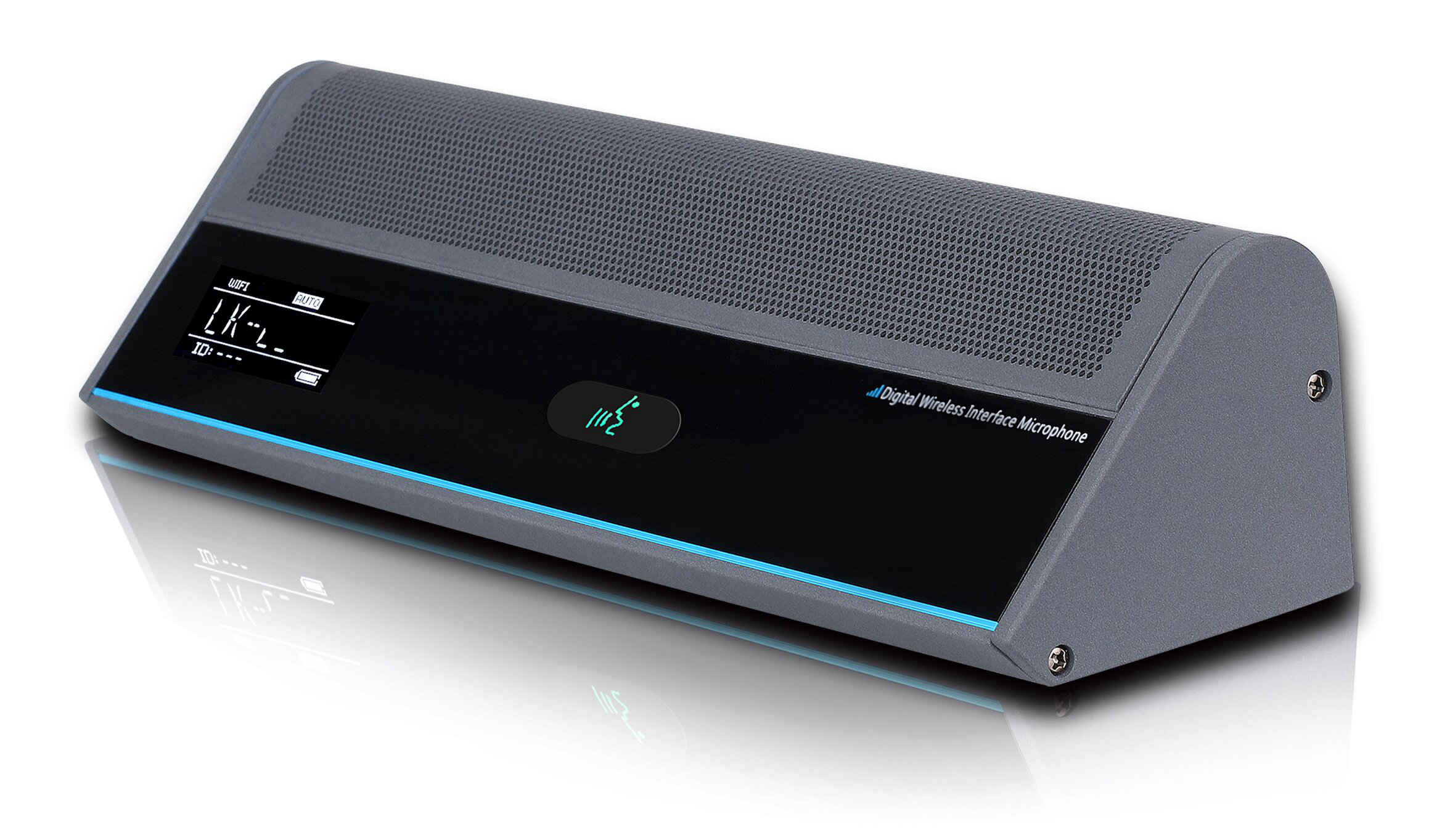 UHF 4 Channels Wireless Microphone System 80Hz -16KHz With Long Pick Up Range 100cm