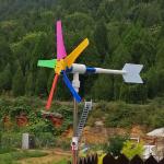 Garden Yard Rainbow Windmills Wind Turbine Weather Vane Spinner Power Generator