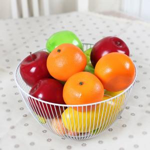 Quality Wear Resistant Metal Wire Fruit Basket , Irregular Modern Stainless Steel Fruit Bowl wholesale