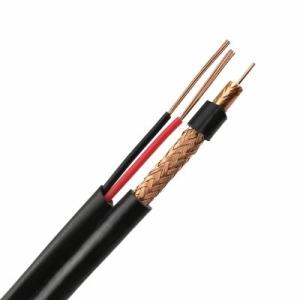 Quality 305m RG59 with Power CCTV Camera Rg59 2c Siamese Coaxial Communication Cable Manufacture wholesale
