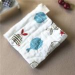Newborn Muslin Face Washcloths All Natural Plain / Seersucker Hypoallegenic