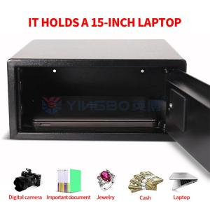 Quality Black Steel Security Hotel Safe Box With Digital Keypad OEM Weight wholesale