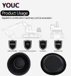 Rock Hammer Hydraulic Breaker Diaphragm Black Membrane Rubber Fabric Diaphragm