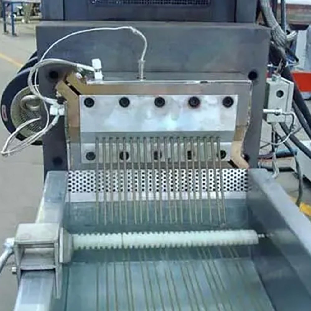 1500 rpm Single Screw Plastic Pellet Extruder Machine using 38CrMoALA Screw Material