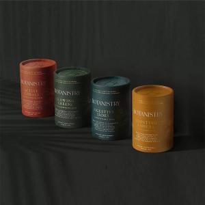 Quality Biodegradable Food Grade Tea Protein Powder Coffee Beans Cylinder Packaging Custom Kraft Paper Tube Round Tube wholesale