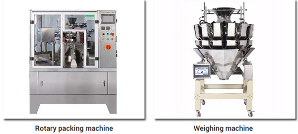 Zipper Flat Pouch Multihead Weigher Packing Machine For Chocolate SS304