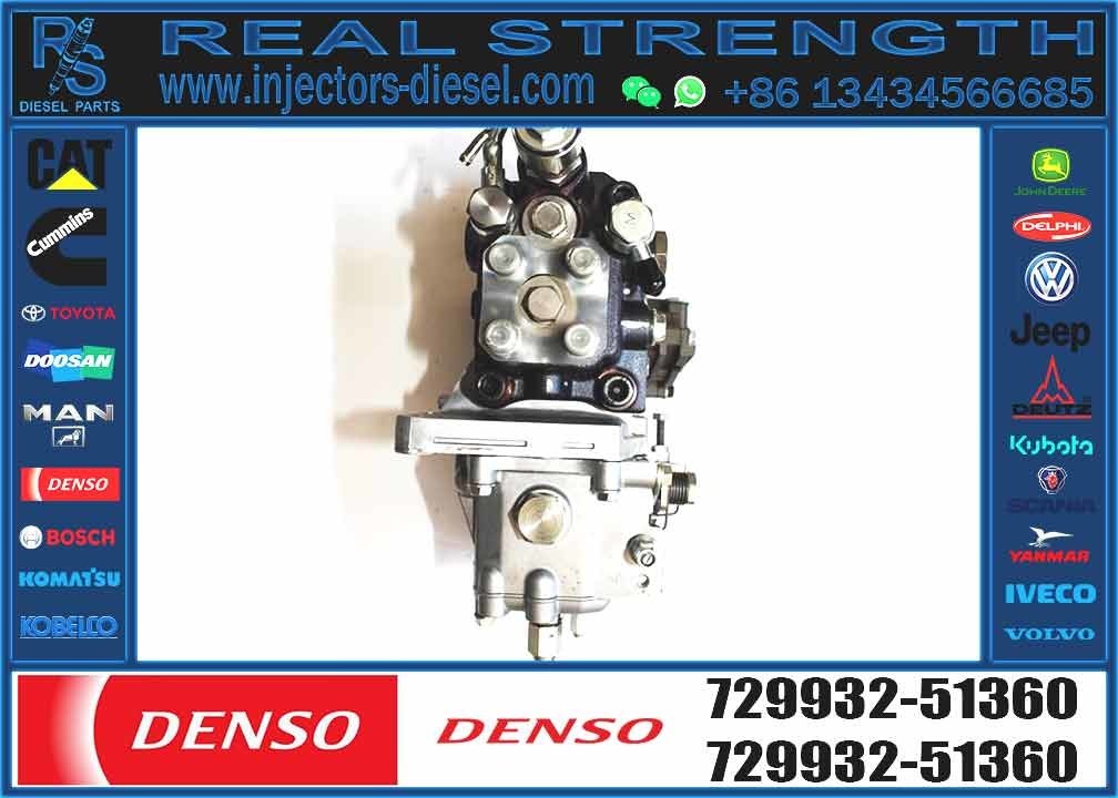 Excavator Accessories 4D98 4TNV98 4TNV94 Engine Fuel Injection pump 729932-51360 729974-51370 729974-51400 729939-51320