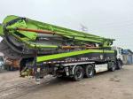 Used Zoomlion Mounted Concrete Pump Truck 11Mpa High Rise Pumping