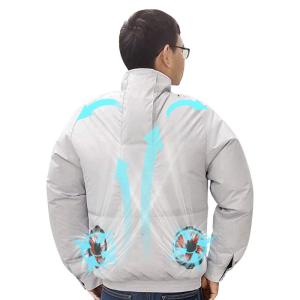 Quality 4XL Knitted Air Conditioned Shirts Breathable Ac Cooling Jacket wholesale