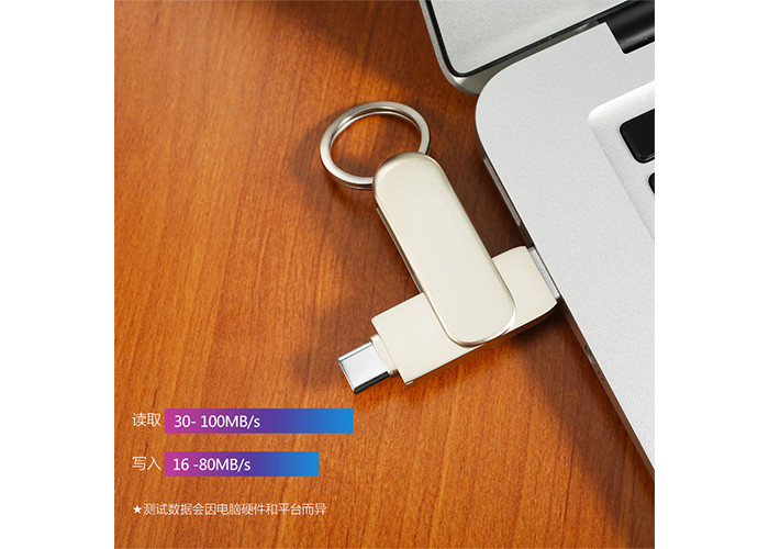 Intelligent 2.0 Port Usb Type C Thumb Drive With High Read Speed