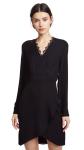 V Neck Long Sleeve Lady Dress New Design