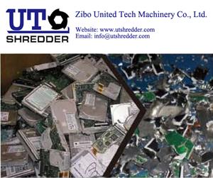 Quality Waste Electronic Products crusher / E Scrap Shredder/ E- waste/ Two Shaft Shredder/ E- waste shredder/ hard disk crusher wholesale
