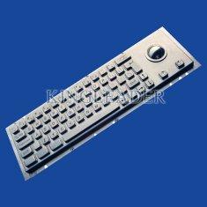 Cheap Cherry Key Switch Kiosk Rugged Trackball Keyboard IP65 Panel Mounting for sale