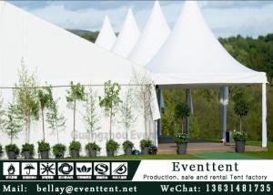 Quality White Outdoor Party Tent For Advertising , Heavy Duty Waterproof Gazebo SGS wholesale