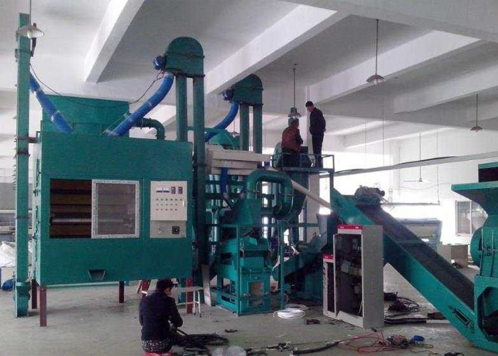 1000kg 180kw Waste Lithium Battery Recycling Machine