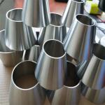 DN15 Carbon Steel Metal Pipe Fittings Black Grey Reducer Pipe Fittings
