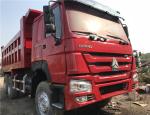 Europe 3 Used Heavy Duty Construction Machine Manual HOWO Sinotruk Dump Trucks