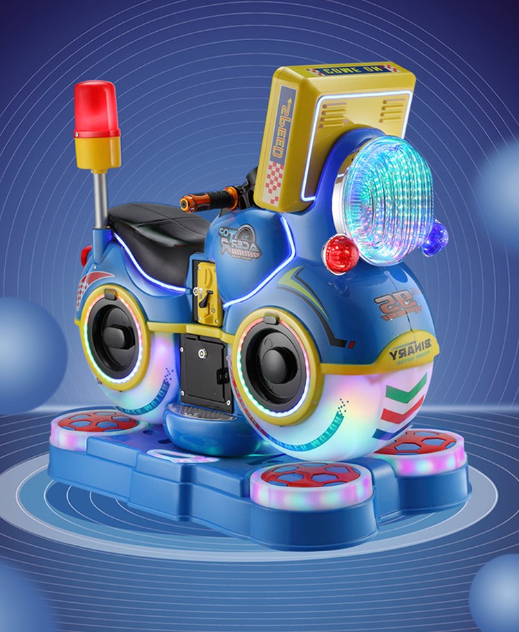 Electric Fairground Coin Operated Car Ride Machine For Kids' Entertainment