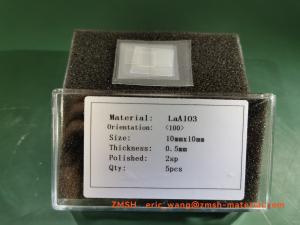 Quality 0.5mm LaAlO3 Crystal Wafers LAO Single Crystal Substrate wholesale