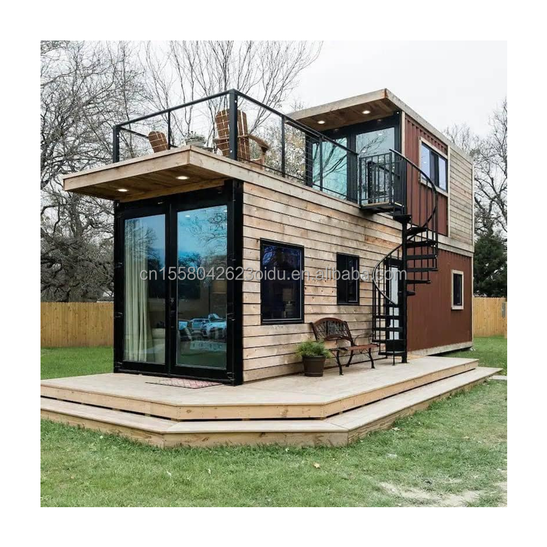 Hotel 20ft-40ft Portable Wooden Container House Durable Sea Freight Container Renovation with Hotel Standard