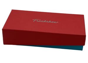 Quality Red Top And Bottom Cardboard Sunglasses Box , Custom Sunglasses Box wholesale