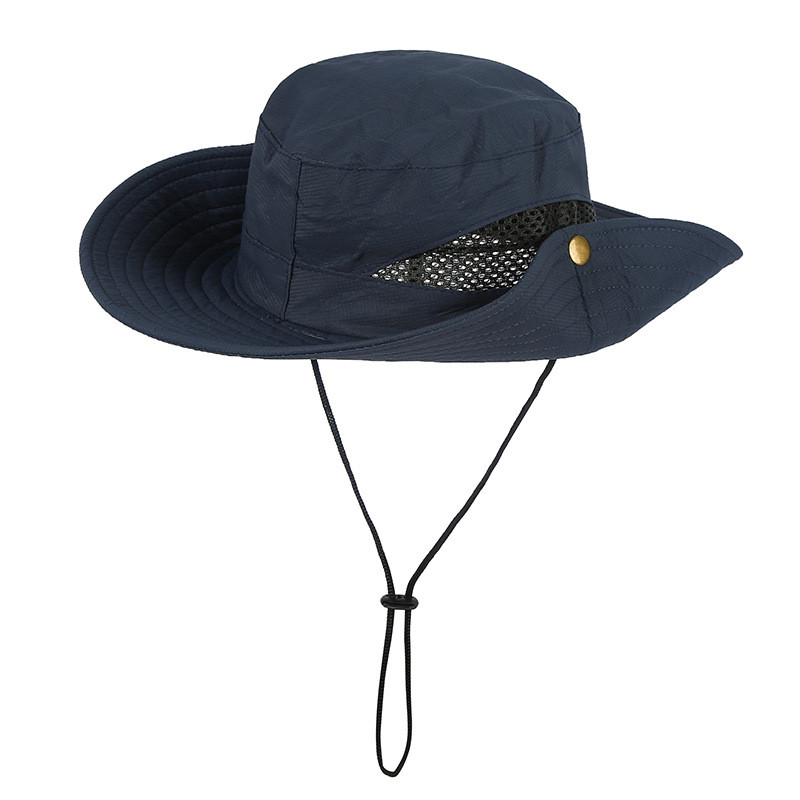 58cm Outdoor Sun Hat With Protection Foldable Wide Brim Fishing Bucket Hat
