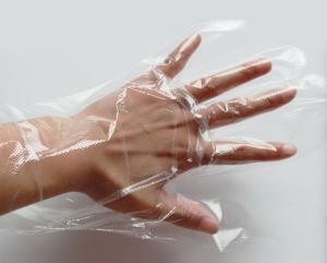 Quality PE Disposable Hand Poly Gloves for Household Cleaning wholesale