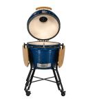 SGS 24 Inch Kamado Grill Heat Resistant Dark Sky Blue