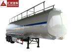 45CBM Tank Capacity Fuel Tank Trailer 3 Axle Square Round Shape Durable