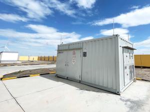 Quality Solar Battery Storage Container 20ft Side Opening Container White wholesale