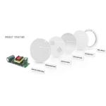 Round Panel Light For Gymnasium and Administrative Office with 15W 18W 80-83Ra