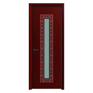 Quality Waterproof And Stylish Internal Door WPC Glass Door For Your Home Upgrade Juye WPC Door wholesale
