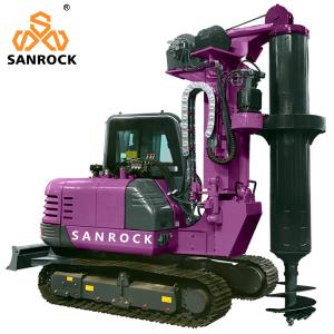 Quality Auger Rotary Drilling Rig Construction Equipment Hydraulic Rotary Borehole Drilling Rig wholesale