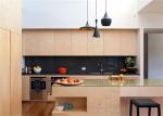 American Style MDF Kitchen Cabinets Lacquer Melamine Finish Corrosion Resistance