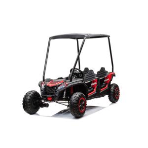 Quality 24v Battery 4x4 Plastic UTV Four-Seat Children's Electric Car with Carport 4-Wheeler wholesale
