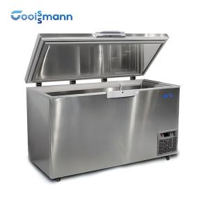 Quality Single Temperature Deep Chest Freezer Supermarket Adjustable Foot Fridge wholesale