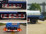 water spraying truck,11.1cbm, Front spray Rear sprinkling Side spray gun,16m