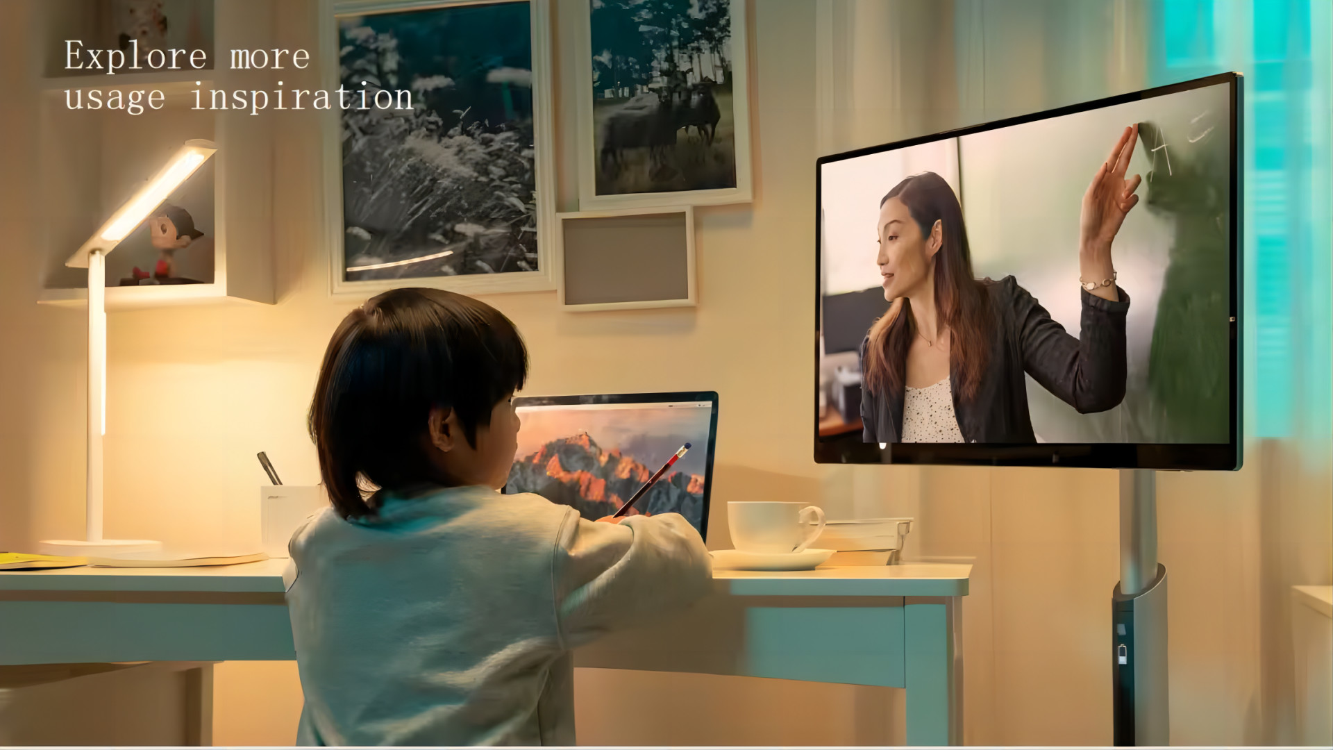 iBoard 32 Inch Movable Portable Tv Android 13 Touch Screen Display With Battery Interactive Portable Smart Tvs