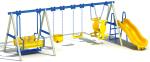 professional Chinese manufacturer outdoor play swing kids plastic slide