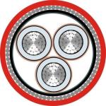 15KV XLPE Medium Voltage Cable Heat Resistant Flexible Cable GB12706 Standard