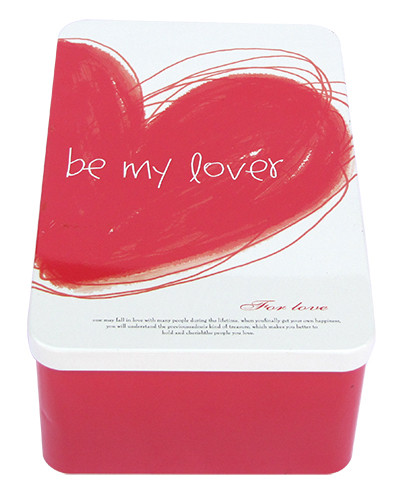 Metal Tin Containers As Gifts For Lovers , Tinplate-Material Made Box