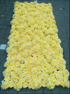 Quality UVG wedding decoration wholesale gridding artificial flower wall for stage backdrop decoration CHR1147 wholesale