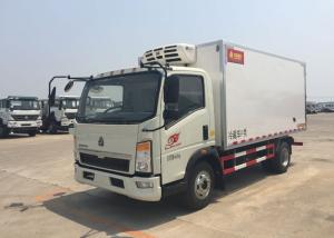 Quality Vegetables / Fruits Refrigerated Delivery Truck White 8 Tons with 140 HP Engine wholesale