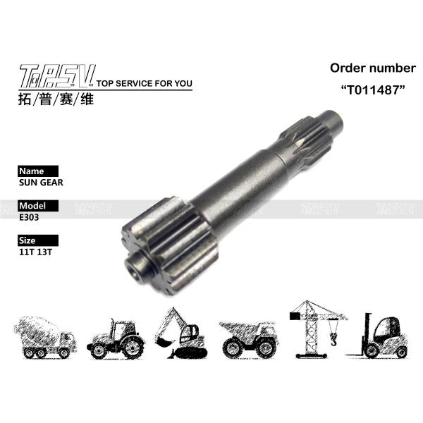 Effortless Installation E303 Excavator Travel 1 Stage Sun Gear Gear Box For
