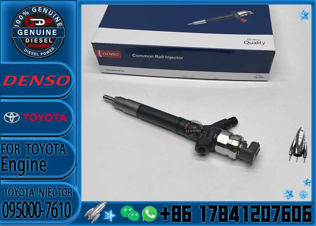 NEW Diesel Fuel Injector Parts 095000-7610 095000 7610 23670-0R160 23670-0R110 Engine Fuel Injector 0950007610 for Toyot